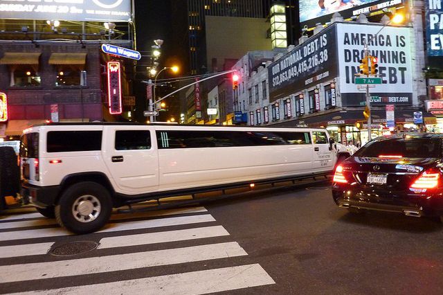 Many New Yorkers can't even afford a stretch Hummer.